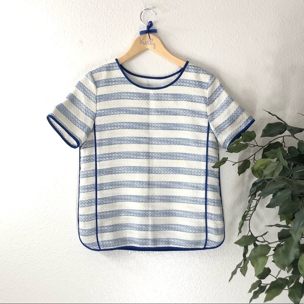 NWT Line & Dot Striped Top